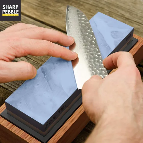 Miniatura 6 de Sharp Pebble Dos Lados 1000/6000 Grit Cuchillo Afilar Piedra y Carpintería Grano Dual Grit Afilar Piedras Grano 400 & 1000