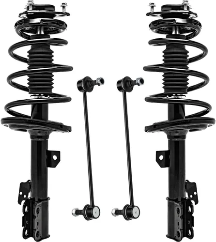 Miniatura 8 de Detroit Axle - Kit de 4 piezas RWD Puntales Delanteros Barras Estabilizadoras para Ford F-150 2021 2022 2023 2024, 2 Puntales con Resorte Helicoidal