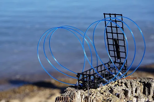 Miniatura 6 de AirFly Trampa para cangrejos de 6 bucles para caña de pescar: atrapa cangrejos Dungeness, roca y azul, fabricado en Estados Unidos