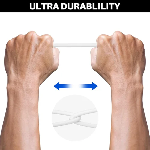 Miniatura 6 de Cable Ethernet Cat5e de 200 pies, cable largo de Internet Cat 5e, cable de conexión sin enganches blanco, flexible, red, LAN, PoE, conector RJ45