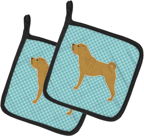 Miniatura 342 de Caroline's Treasures BB3567PTHD - Juego de soportes para ollas de cocina resistentes al calor, almohadillas calientes para cocinar, hornear, Copo