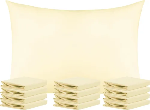 Miniatura 30 de NTBAY Paquete de 12 fundas de almohada Queen 100% microfibra cepillada, súper suaves y acogedoras, resistentes a las arrugas, la decoloración