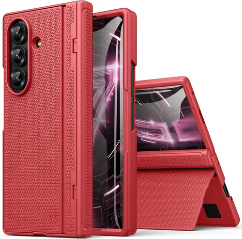 Miniatura 11 de BXYJY Funda para Samsung Galaxy Z Fold 7 con soporte, protector de pantalla frontal, protección de bisagra, delgada y resistente, cubierta dura