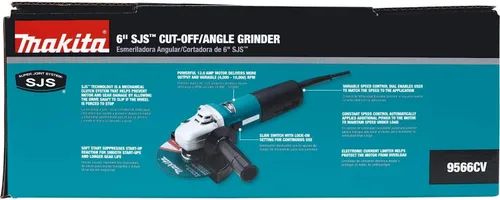 Miniatura 9 de Makita 9566CV SJS - Amoladora angular de alta potencia de corteapagado