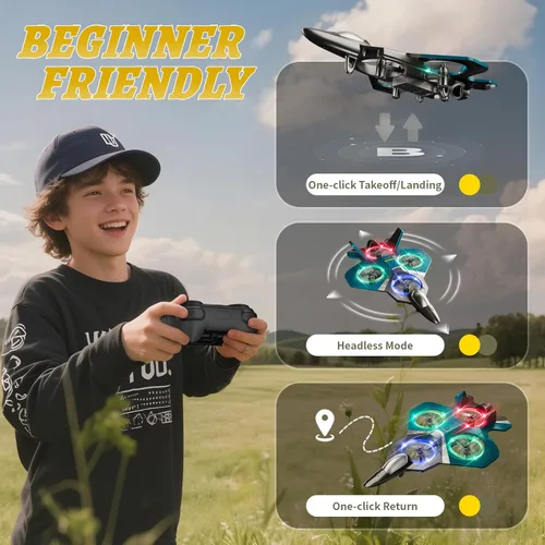 Miniatura 3 de 4DRC Avión RC de espuma para adultos y niños, juguetes de avión de control remoto para niños, adultos, principiantes, aviones a control remoto