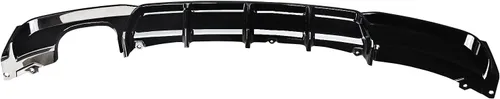 Miniatura 2 de NINTE Difusor trasero para BMW Serie 3 F30 F31 M Sport parachoques 2012-2018 2019 negro brillante izquierdo solo escape trasero parachoques labio