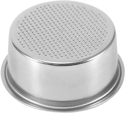 Cesta de filtro de café de 2.008 in, 2 piezas, filtro de café de acero inoxidable para máquina de café expreso, cesta de filtro, taza, accesorios