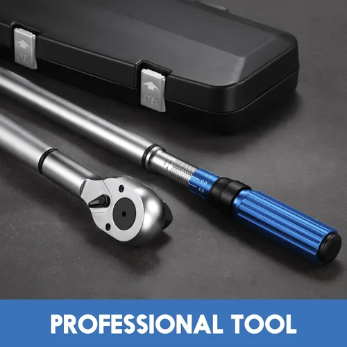 Miniatura 7 de BULLTOOLS Llave dinamométrica de clic de accionamiento de 1 pulgada, juego de llaves dinamométricas ajustables de doble escala con una llave Unidad