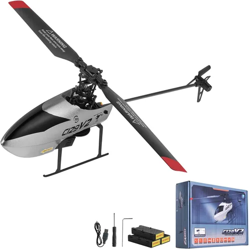 Miniatura 10 de Helicóptero RC VEVOR, helicóptero de control remoto de 2.4GHz, avión RC de 3.5 canales para niños, 16 minutos de tiempo de vuelo, mantenimiento