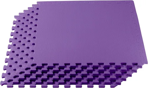 Miniatura 24 de We Sell Mats 3/8" Thick Multipurpose EVA Foam Exercise Floor Mat, Interlocking Tiles, Anti-Fatigue for Home or Gym Azul