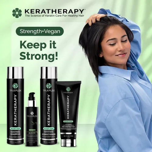Miniatura 9 de KERATHERAPY Bamboo Miracle Smooth & Repair Champú, 10.1 onzas, 10.1 fl oz – Fórmula limpiadora vegana para cabello dañado y encrespado – Hidratante