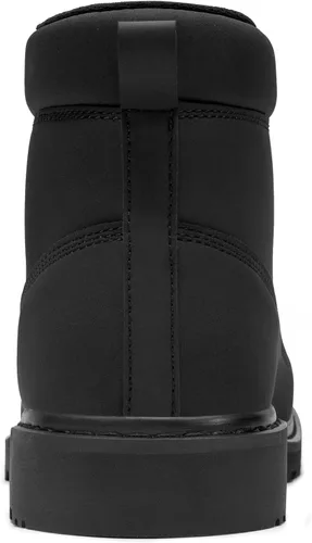 Miniatura 7 de LARNMERN Botas de trabajo con punta suave para hombre, impermeables, antideslizantes, para senderismo, tácticas, para motocicleta, botas Chukka de 6
