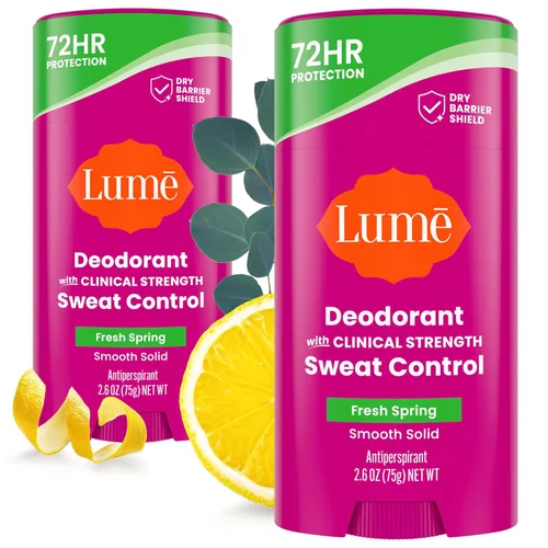 Miniatura 11 de Lume Desodorante Plus Control de Sudor - Barra Sólida Suave - Antitranspirante de Fuerza Extra - Control de Olor y Sudor de 72 Horas - Sin