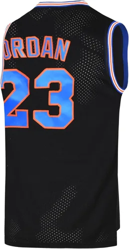 Ruzipa Youth #23 Space Movie Basketball Jerseys Sports Shirts for Kids 90s Hiphop Party Clothing
