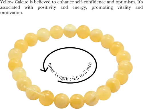 Miniatura 201 de Amazing Gemstone Pulsera de cristal para mujeres y hombres, pulsera de cristal curativo de protección, pulsera elástica con cuentas de piedras