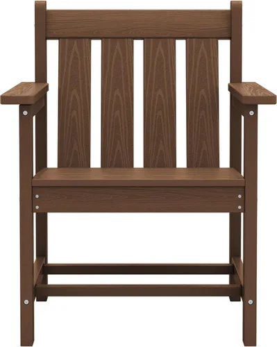 Miniatura 10 de SERWALL juego de muebles de patio bistró de 3 piezas, juego de sillas Adirondack para todo clima con mesa auxiliar, juego de muebles de patio