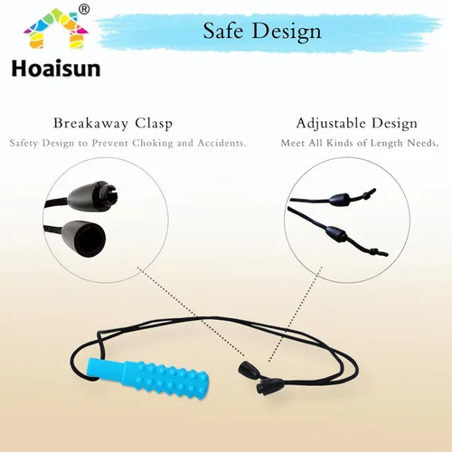 Miniatura 5 de Collares sensoriales masticables para niños y niñas, paquete de 8 collares masticables para niños sensoriales con autismo, TDAH, SPD, mordeduras