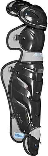 Miniatura 17 de All-Star Adult System 7 - Protector de piernas, recortado gris, corto de 15.5 pulgadas de longitud