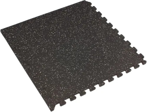 Miniatura 4 de Velotas 3/8-Inch Thick Interlocking Foam Tiles with Rubber Top - Personal Fitness Mat, EVA Foam Puzzle Floor Tiles, for Home Gym Workouts Mancha