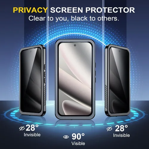 Miniatura 6 de SPIDERCASE Funda impermeable para Google Pixel 10 Pro XL, protección contra caídas de grado militar de 12 pies, resistencia al agua IP68, protector