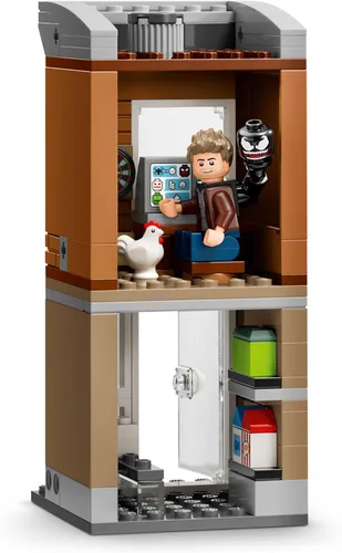 Miniatura 4 de LEGO Marvel Spider-Man vs. Oscorp Juego de Construcción de Juguete - Set de Juego de Simulación con 8 Minifiguras de Juguete para Niños y Niñas