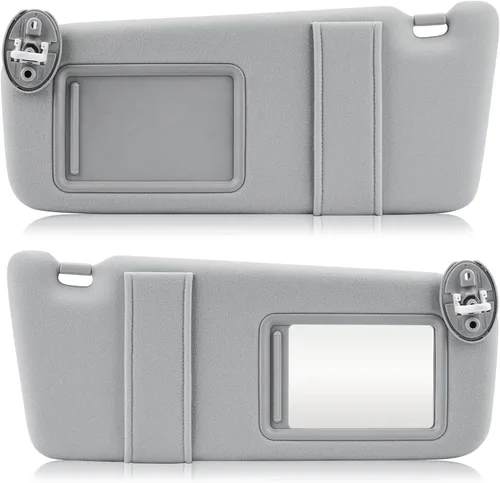 Miniatura 9 de Visera solar con luz para Toyota Venza 2009-2016 con techo corredizo, reemplazo de visera solar beige del lado izquierdo del conductor 74320-0T021-A1