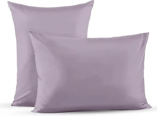 Miniatura 16 de Superity Linen Fundas de almohada de tamaño estándar, cierre de sobre, paquete de 2, 100% algodón suave y cómodo, color beige