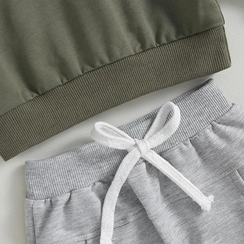 Miniatura 6 de Conjunto de sudadera de manga larga para bebé, ropa de otoño e invierno