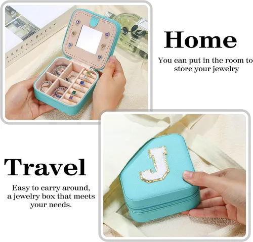 Miniatura 6 de Parima Regalos de despedida de soltera para mujeres, regalos de dama de honor para mujer, regalos únicos Esenciales de viaje de boda pequeño joyero