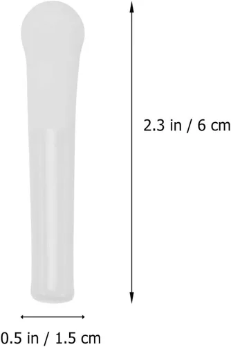 Miniatura 9 de EXCEART Suribachi Suribachi Varilla de molienda de alimentos 2.4 in Cerámica Pounder Porcelana Masher Muddler Food Molienda Stick para medicina