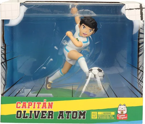 Miniatura 6 de SD Toys - Figura coleccionable Oliver Atom de los campeones Oliver y Benji con expositor, 6.7 x 6.3 in