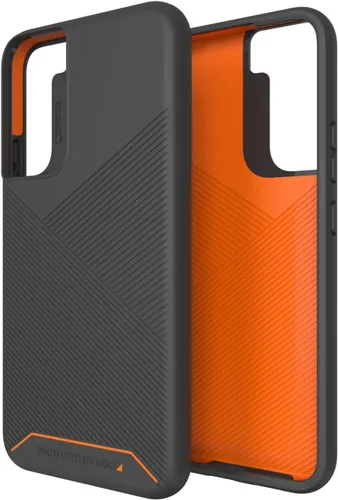 Miniatura 25 de ZAGG Gear4 - Copenhague - Carcasa negra - que destaca el material de protección D3O para Samsung Galaxy S22 Negro