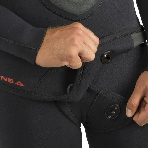 Miniatura 7 de Cressi Apnea - Traje de neopreno de pesca submarina de apnea de 2 piezas, chaqueta y pantalones, almohadilla de pecho, protección de rodilla, diseño
