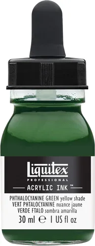 Miniatura 21 de Liquitex - Pintura acrílica profesional INK! Jarro de 1 onza, color blanco de titanio Bronce Rico Iridiscente