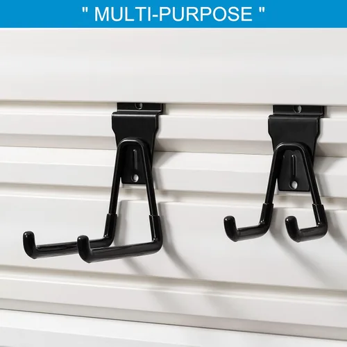 Miniatura 4 de Ganchos para colgar en la pared de listones, accesorios de Slatwall, surtido de ganchos de pared de listones, ganchos y ganchos resistentes