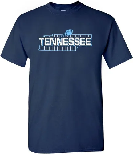 Miniatura 27 de Xtreme Apparrel Camiseta para hombre Team Field Map para aficionados al fútbol Dallas - Camisa azul marino