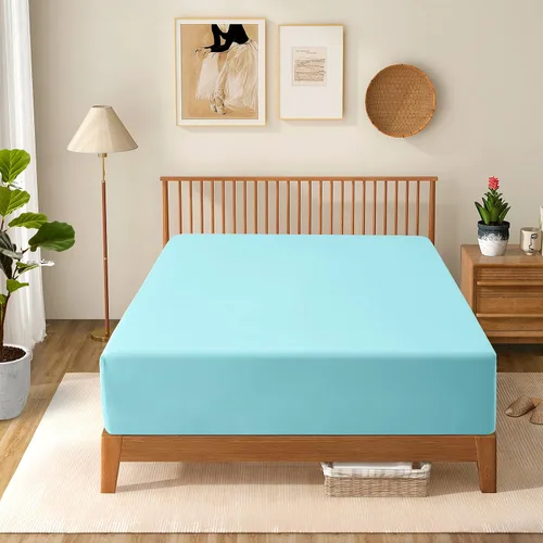 Miniatura 5 de Manyshofu Sábana Bajera de Bolsillo Extra Profundo Queen – Solo Sábana Bajera de Bolsillo Profundo de 1800 Hilos Hotel, Compatible con Colchones