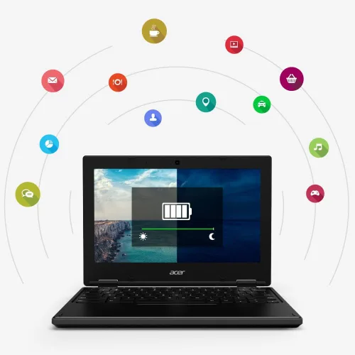 Miniatura 5 de Acer Chromebook 311 Laptop AMD A-Series Dual-Core A4-9120C Pantalla HD de 11.6" Gráficos AMD Radeon R4 4GB DDR4 64GB eMMC WiFi 802.11ac