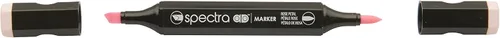 Miniatura 18 de AD Marker Chartpak Spectra, Tri-Nib y cepillo de doble punta, rojo ladrillo, 1 cada uno (S033AD)