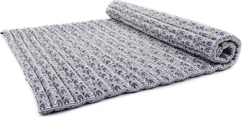 Miniatura 26 de Leewadee - Colchón plegable - Futón japonés enrollable -Alfombra de tatami triple pliegue - Cama de piso para invitados - Colchón de camping
