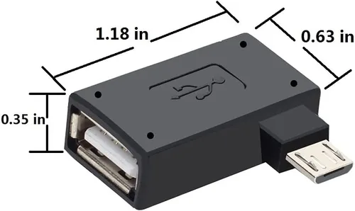 Miniatura 4 de Paquete de 3 adaptadores de cable OTG para Fire TV Stick 4K Max/Cube/Lite, adaptador micro USB a USB OTG compatible con teléfonos inteligentes