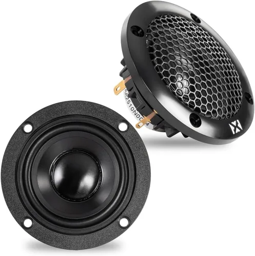 Miniatura 12 de NVX® XSP692 - Altavoces para automóvil de 6 x 9, 600 W máximo, 300 W RMS, coaxial de 2 vías con tweeters de cúpula de seda de 1 pulgada y X-overs