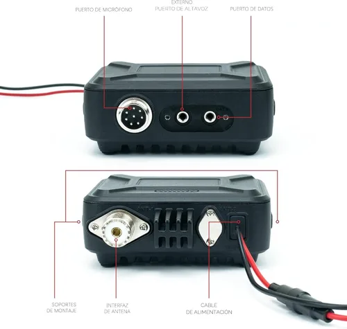 Miniatura 8 de BTECH GMRS-20V2 20W 200 canales totalmente personalizables Radio móvil GMRS bidireccional. IP67 sumergible impermeable, compatible con repetidores