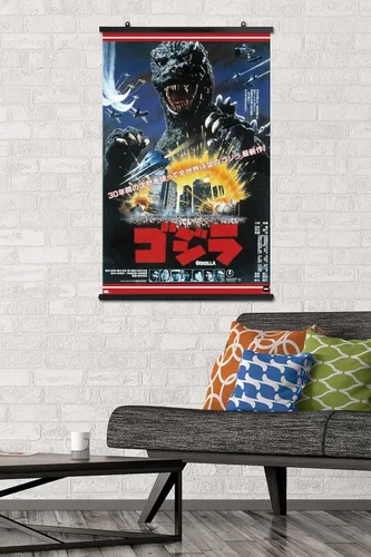 Miniatura 2 de Trends International Godzilla - Póster de pared de una hoja, 34 pulgadas de largo x 22.4 pulgadas de ancho, paquete de póster y clip Paquete