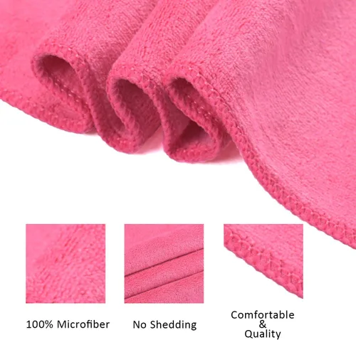 Miniatura 3 de JML Toallas de microfibra, juegos de toallas de baño (paquete de 6, 27 x 55 pulgadas), extra absorbentes, de secado rápido, multiusos, para baño