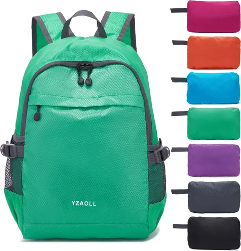 Miniatura 10 de YZAOLL Mochila de senderismo de 30 L, mochila ligera para el día, mochila plegable para mujeres y hombres, viajes, camping, vacaciones