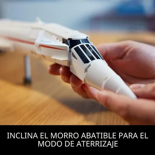 Miniatura 4 de LEGO Icons Concorde Modelo de Avión, Regalo para Adultos, Construye un Modelo Réplica del Avión Comercial Supersónico más Famoso del Mundo