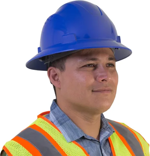 Miniatura 6 de EPP Por JORESTECH - Casco de Seguridad de Ala Completa Estilo HDPE con Suspensión de Trinquete Ajustable Para Trabajo, Hogar, y Protección General