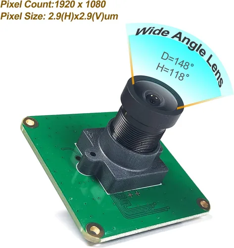 Miniatura 4 de Módulo de cámara industrial Raspberry Pi STARVIS IMX462 Color CMOS Sensor 2MP Pixel para toda Raspberry Pi, soporte Bullseye libcamera y Raspbian