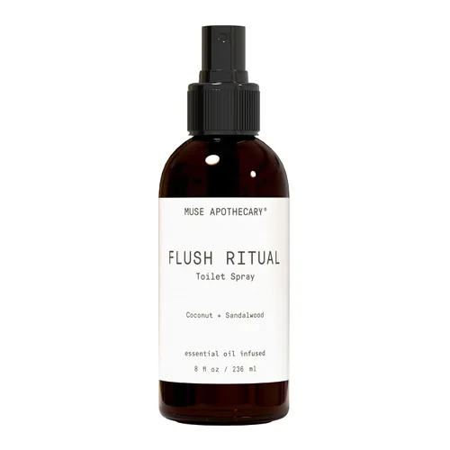 Miniatura 28 de Muse Apothecary Flush Ritual - Aerosol para inodoro aromático y refrescante, usar antes de ir, 2 onzas, infundido con aceites esenciales naturales